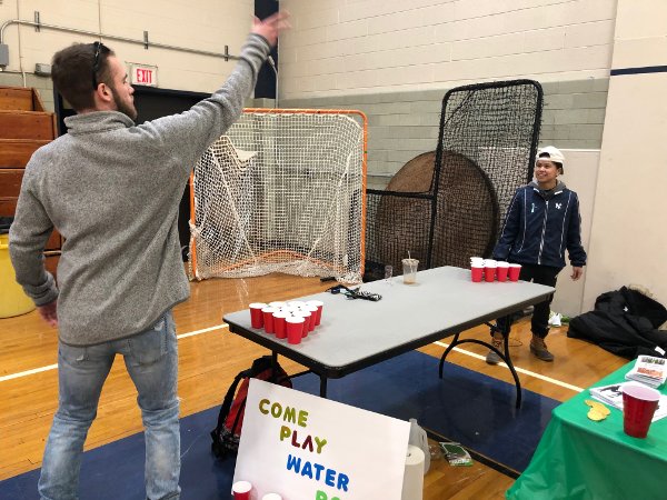 Students at Wellness Fair